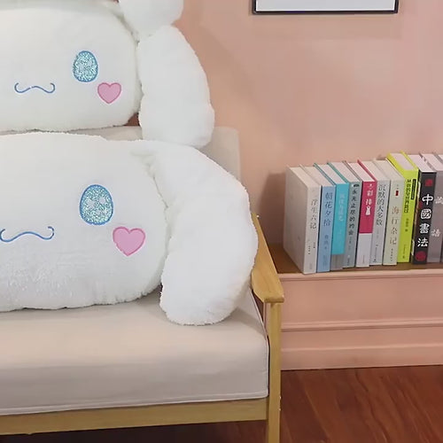 Lusy Store LLC Cinnamoroll Cushion Plush Accessories Kawaii Room Decor Cute Plushie for Girls Stuffed Animals