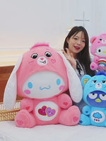 Lusy Store LLC Badtz Maru Plush Hello Kitty Cinnamoroll Cute Big Size Cross-Dressing Lotso Soft Stuffed Pillow Gift Stuffed Animals