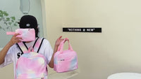 Stitch Backpack 3pcs/set Lilo Stitch Student Boy Girl Schoolbag Colorful with Lunch Bag