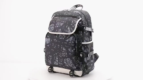 Minnie Backpack - Boys Girls Teenager School Bags USB Charging Laptop Travel Backpacks