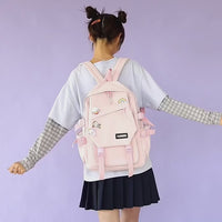 Lusy Store LLC Minnie Backpack - Kids School Book Bags Teenagers Travel Backpack Backpack