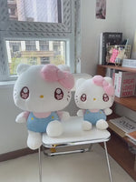 Lusy Store LLC Sweet Hello Kitty Plush Toy Lovely Fluffy Stuffed Cartoon Anime Kawaii Hug Plushies Soft Gifts Stuffed Animals