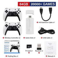 M8 Plus Video Game Console White Black 64G