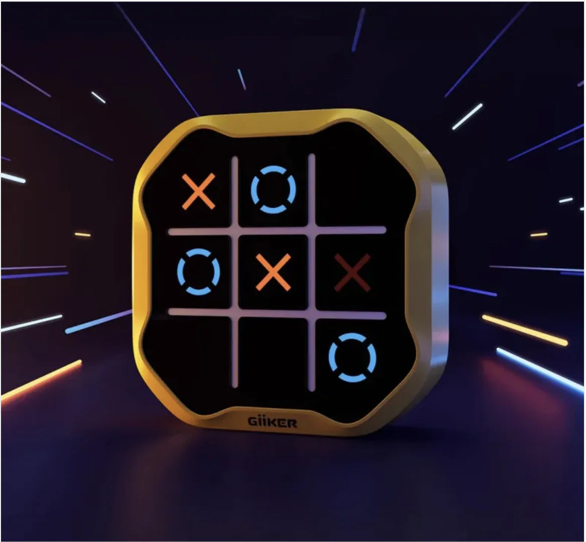 Lusy Store LLC Qike Super Tic-Tac-Toe All-in-One Chess Collection - Fun &amp; Educational Electronic Toy for Kids Toys