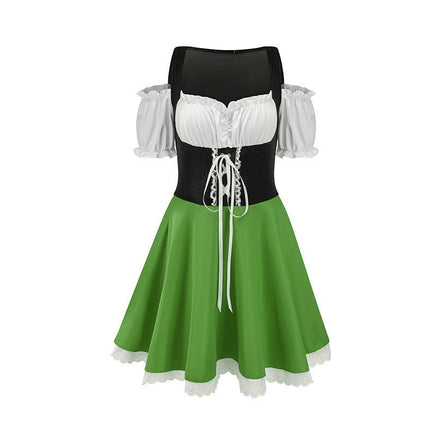 Retro Halloween Beer Costume Ball - A Blast from the Past for a Memorable Halloween Celebration! C599 Green