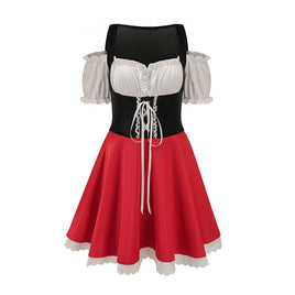 Retro Halloween Beer Costume Ball - A Blast from the Past for a Memorable Halloween Celebration! C599 Red