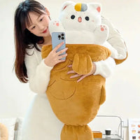 Lusy Store LLC Taiyaki Doll Cat Pillow Plush Toy Toys