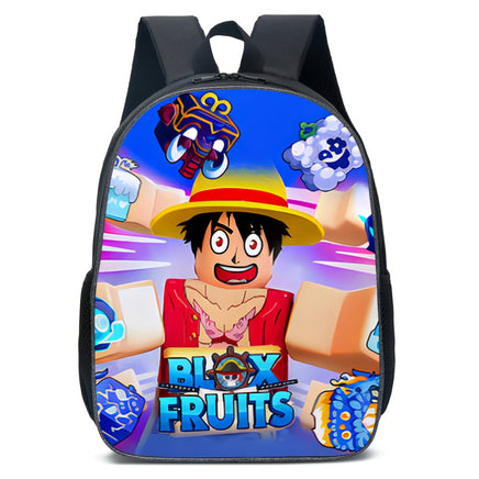 Roblox Backpack Blox Fruits Kawaii Cartoon Primary School Bag - Lusy Store LLC