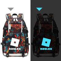 Roblox Backpack Student Schoolbag Computer Bag Gift for Girls Kids Boys Colorful-15 18.5"x11.8"x5.9"