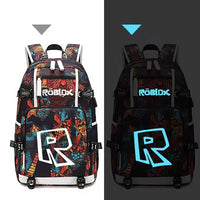 Roblox Backpack Student Schoolbag Computer Bag Gift for Girls Kids Boys Colorful-16 18.5"x11.8"x5.9"