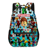 Roblox Backpack Virtual World Primary Secondary Schoolbag Set Colorful-3 Backpack