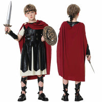Roman Gladiator Halloween Costume - Ideal for Cosplay and Performance Wear Boys