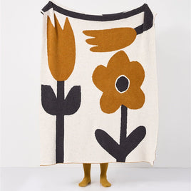 Semi-velvet Knitted Winter Soft Coat Blanket: A cozy and warm accessory for the cold season Loka 130x160cm