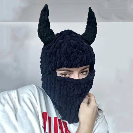 Halloween Knitted Balaclava Hat 6