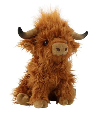 Simulation Highland Cow Plush Toy - Lusy Store LLC