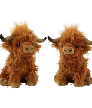 Simulation Highland Cow Plush Toy - Lusy Store LLC