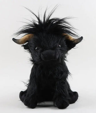 Simulation Highland Cow Plush Toy - Lusy Store LLC