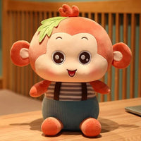 Sitting Monkey Plush Toys Red 35cm