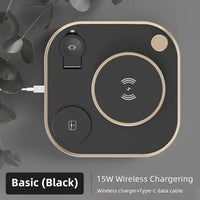 Desk Lamp 4 in 1 Fast Charger Basic Black 1 Piece