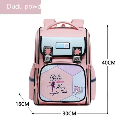 Sleek and Stylish Women's Fashion Schoolbag Lotus Pink