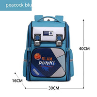 Sleek and Stylish Women's Fashion Schoolbag Peacock Blue