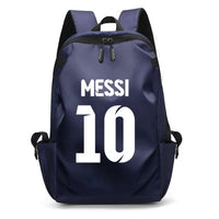 Soccer Backpack Messi Backpack Unisex College Student Laptop Teens Student Blue-1 17.7"x10.6"x4.7"
