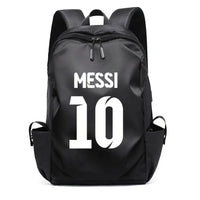 Soccer Backpack Messi Backpack Unisex College Student Laptop Teens Student Black-1 17.7"x10.6"x4.7"