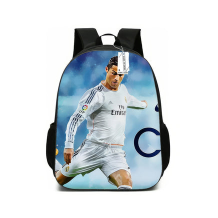 Soccer Backpack Ronaldo Childrens Backpack Student Bag 6 16.5"x11.4"x4.7"