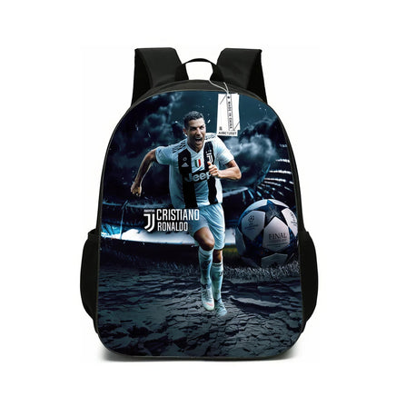 Soccer Backpack Ronaldo Childrens Backpack Student Bag 4 16.5"x11.4"x4.7"