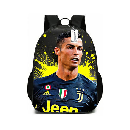 Soccer Backpack Ronaldo Childrens Backpack Student Bag 2 16.5"x11.4"x4.7"
