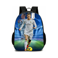 Soccer Backpack Ronaldo Childrens Backpack Student Bag 5 16.5"x11.4"x4.7"
