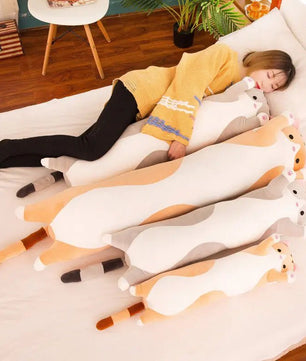 Soft Plush Long Pillow - Lusy Store LLC