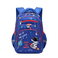 Spacious Children's Backpack for Primary School Boys with Large Capacity Blue 16 Inch