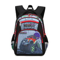 Spacious Children's Backpack for Primary School Boys with Large Capacity Truck 16 Inch