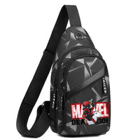 Spiderman Backpack Chest Mens Crossbody Bag Outdoor Sports Casual Bag Backpack - Lusy Store LLC
