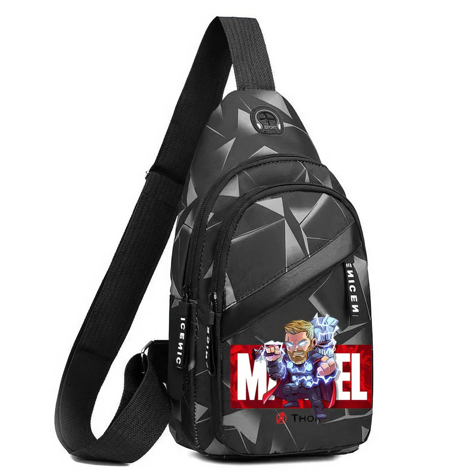 Spiderman Backpack Chest Mens Crossbody Bag Outdoor Sports Casual Bag Backpack - Lusy Store LLC