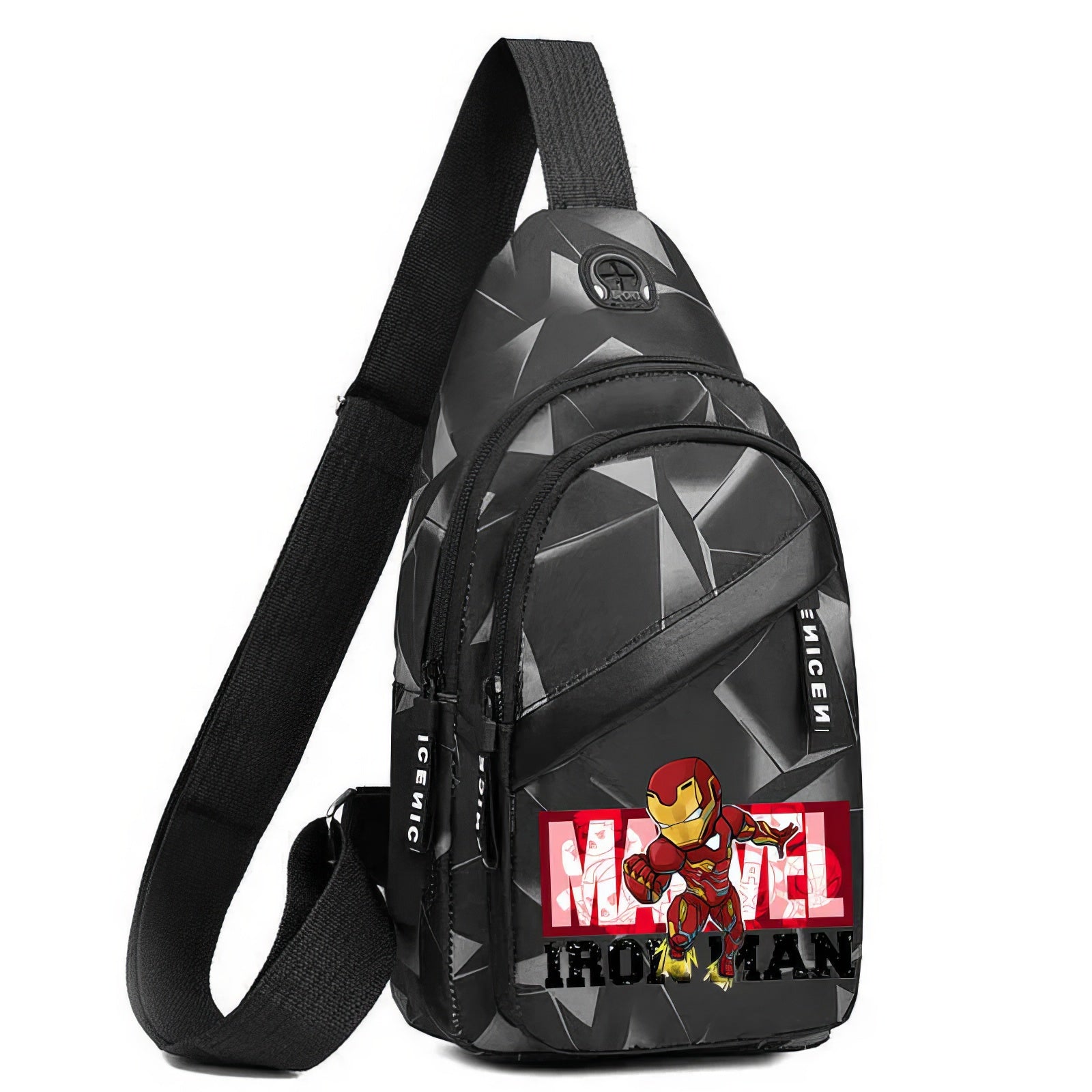 Spiderman Backpack Chest Mens Crossbody Bag Outdoor Sports Casual Bag Backpack - Lusy Store LLC