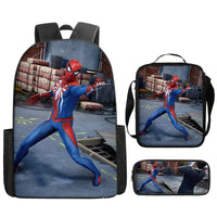 Spiderman Backpack Lunch Bag Pencil Case Breathable Lightweight - Lusy Store LLC