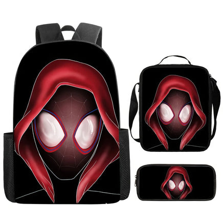 Spiderman Backpack Lunch Bag Pencil Case Breathable Lightweight - Lusy Store LLC