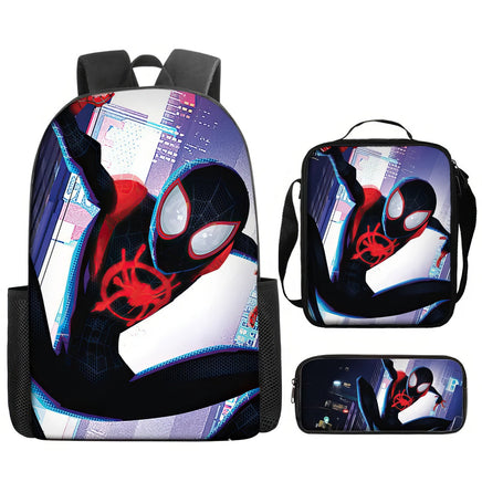 Spiderman Backpack Lunch Bag Pencil Case Breathable Lightweight - Lusy Store LLC