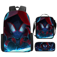 Spiderman Backpack Lunch Bag Pencil Case Breathable Lightweight - Lusy Store LLC