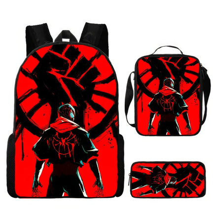 Spiderman Backpack Lunch Bag Pencil Case Breathable Lightweight - Lusy Store LLC