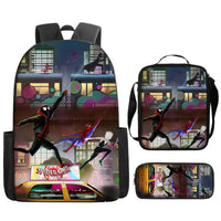 Spiderman Backpack Lunch Bag Pencil Case Breathable Lightweight - Lusy Store LLC