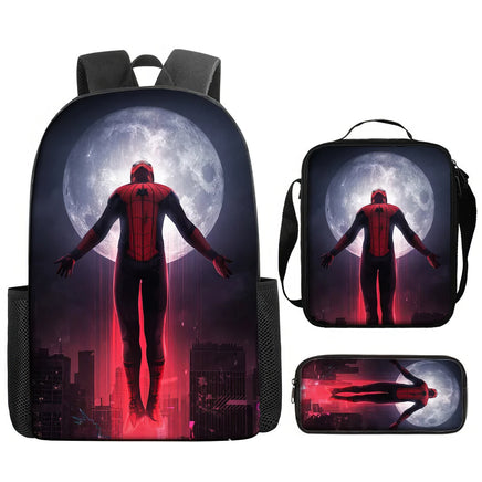 Spiderman Backpack Lunch Bag Pencil Case Breathable Lightweight - Lusy Store LLC