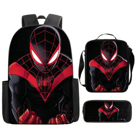 Spiderman Backpack Lunch Bag Pencil Case Breathable Lightweight - Lusy Store LLC