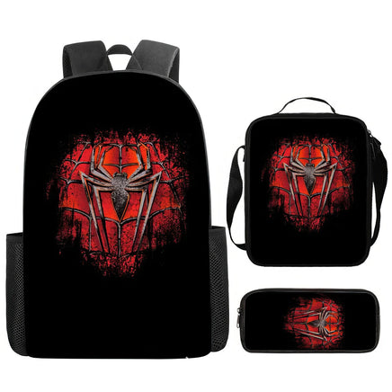 Spiderman Backpack Lunch Bag Pencil Case Breathable Lightweight - Lusy Store LLC