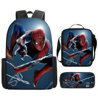 Spiderman Backpack Lunch Bag Pencil Case Breathable Lightweight - Lusy Store LLC
