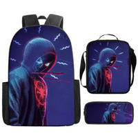 Spiderman Backpack Lunch Bag Pencil Case Breathable Lightweight - Lusy Store LLC