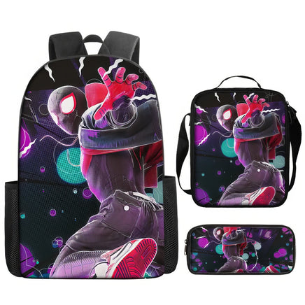 Spiderman Backpack Lunch Bag Pencil Case Breathable Lightweight - Lusy Store LLC