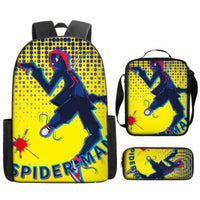 Spiderman Backpack Lunch Bag Pencil Case Breathable Lightweight - Lusy Store LLC